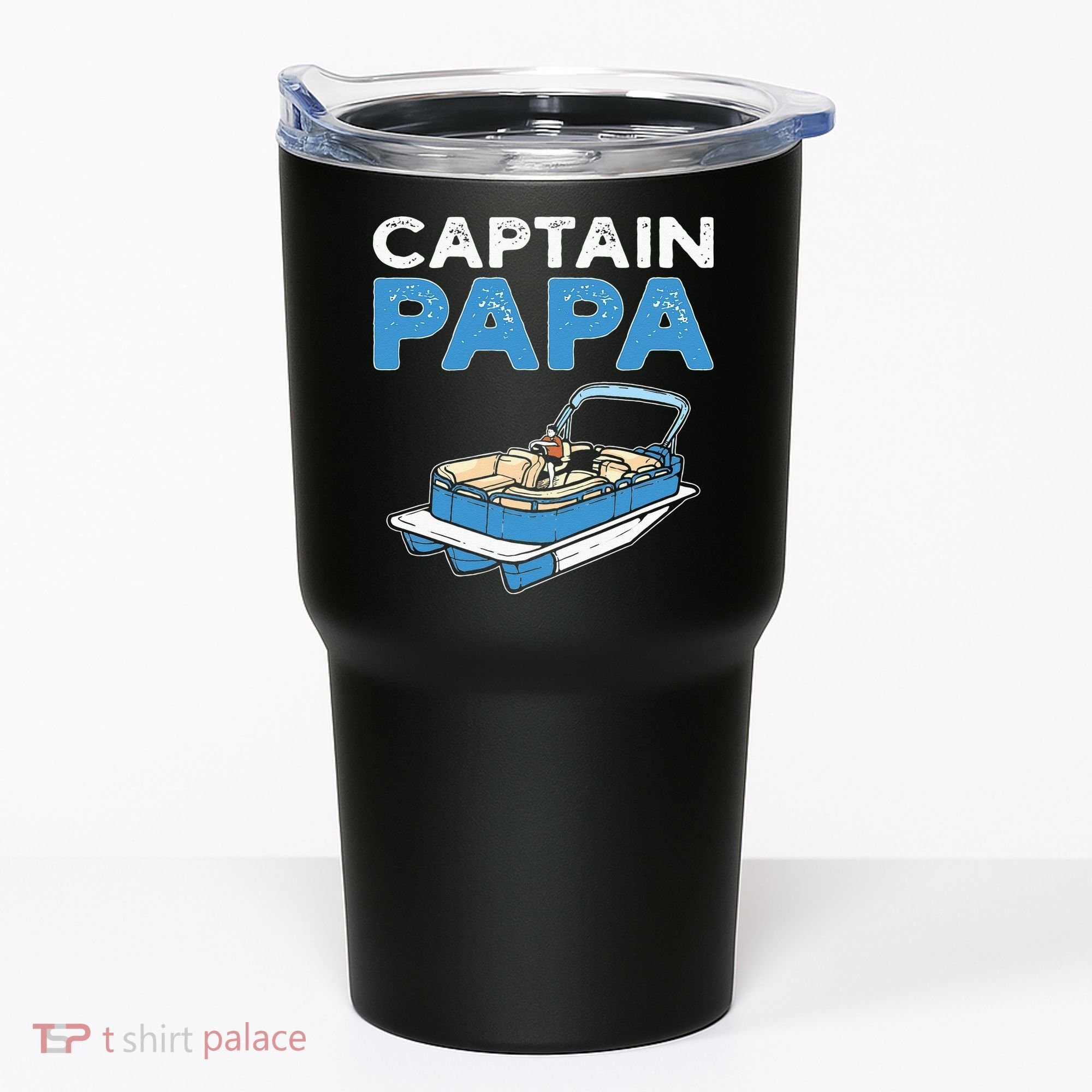 Captain Papa. Pontoon Boat Captain Tumbler