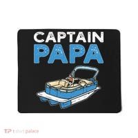 Captain Papa. Pontoon Boat Captain Mousepad thumb 0