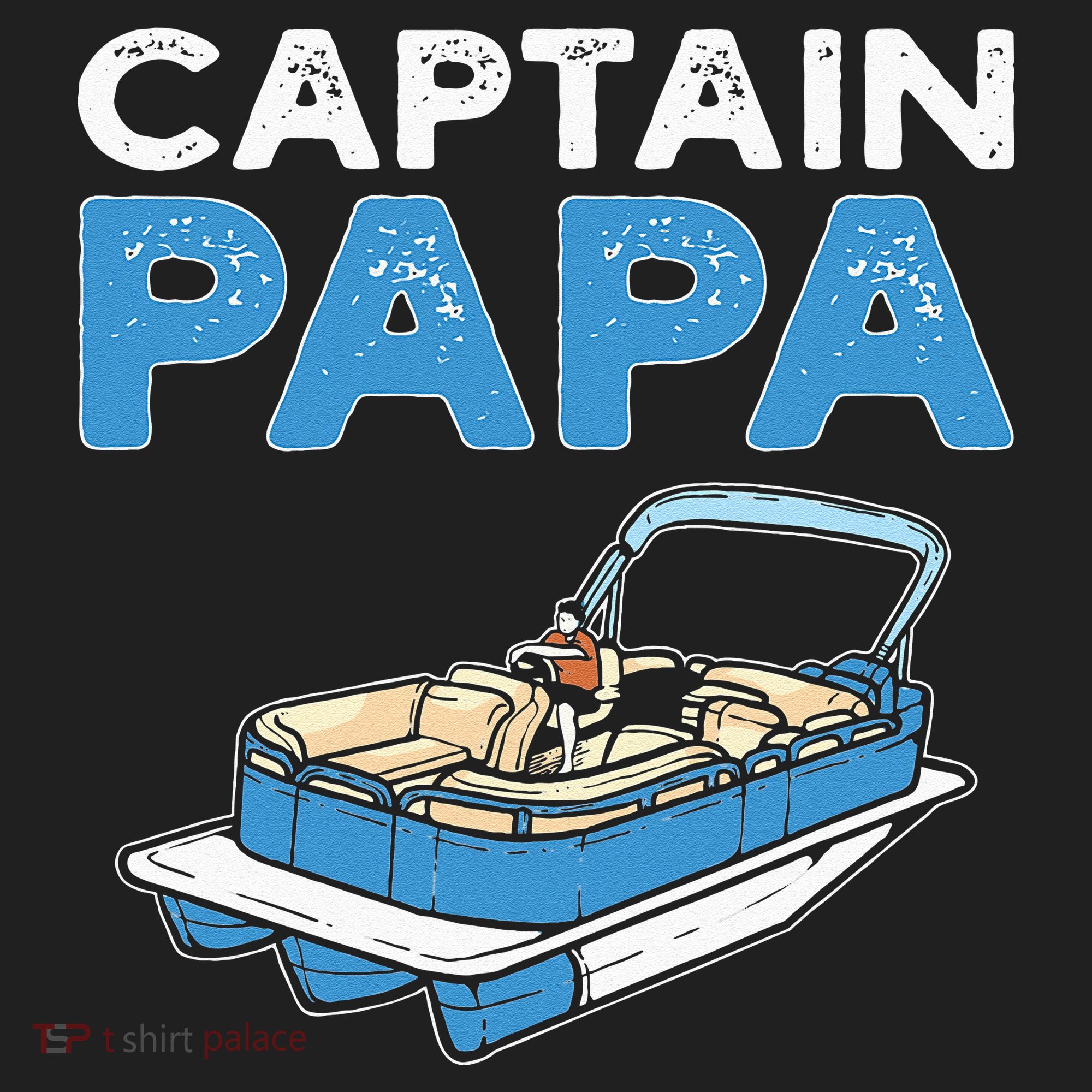 Captain Papa. Pontoon Boat Captain Hat