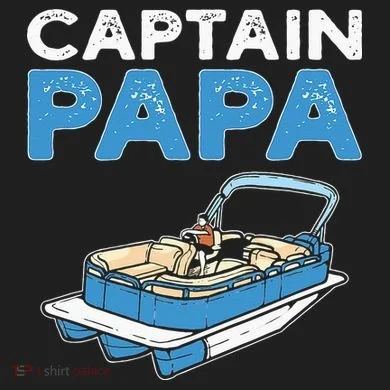 Captain Papa. Pontoon Boat Captain Kids Long Sleeve Plaid Pajama Set