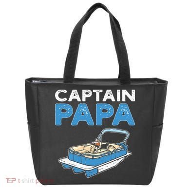 Captain Papa. Pontoon Boat Captain Tote Bag