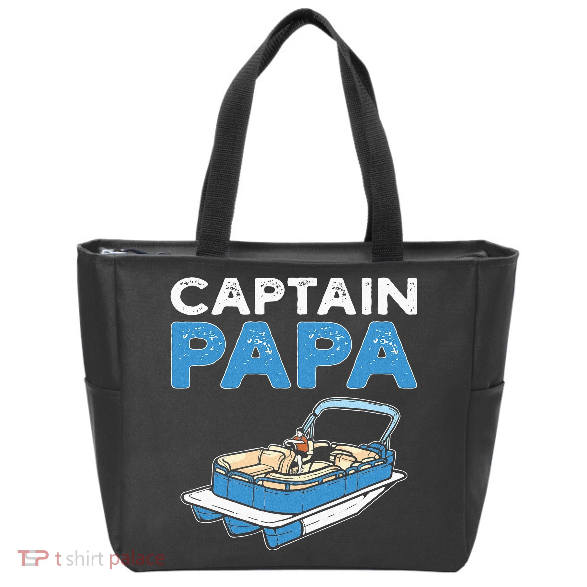 Captain Papa. Pontoon Boat Captain Tote Bag
