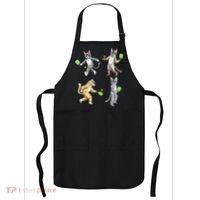 Cats Playing Pickleball Apron thumb 0