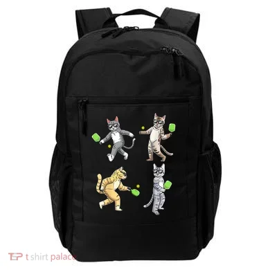 Cats Playing Pickleball Backpack