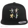 Cats Playing Pickleball Flat Bill Trucker Hat
