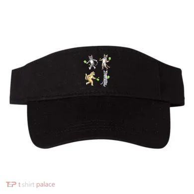 Cats Playing Pickleball Visor