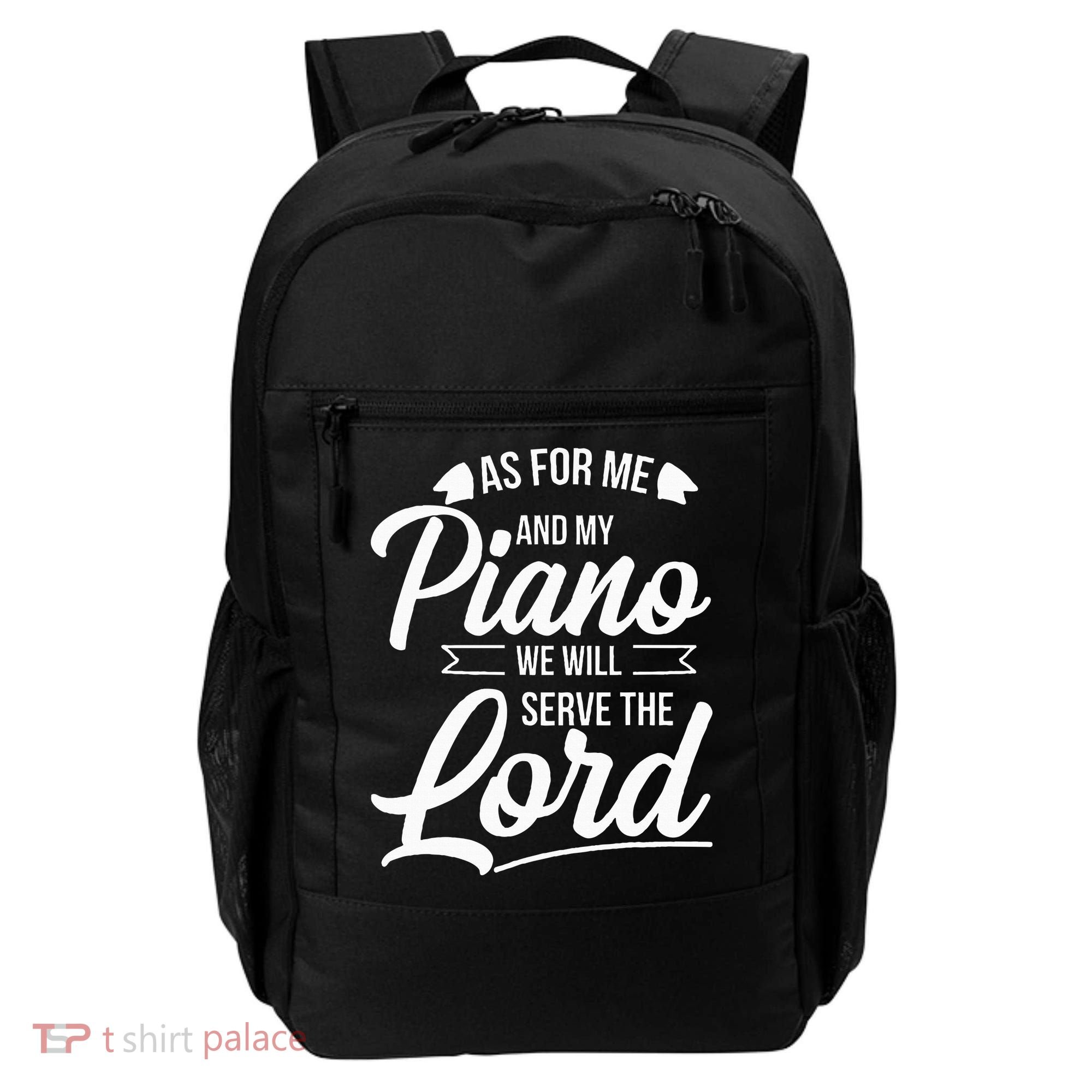 Christian Piano Player Serve The Lord Pianist Backpack