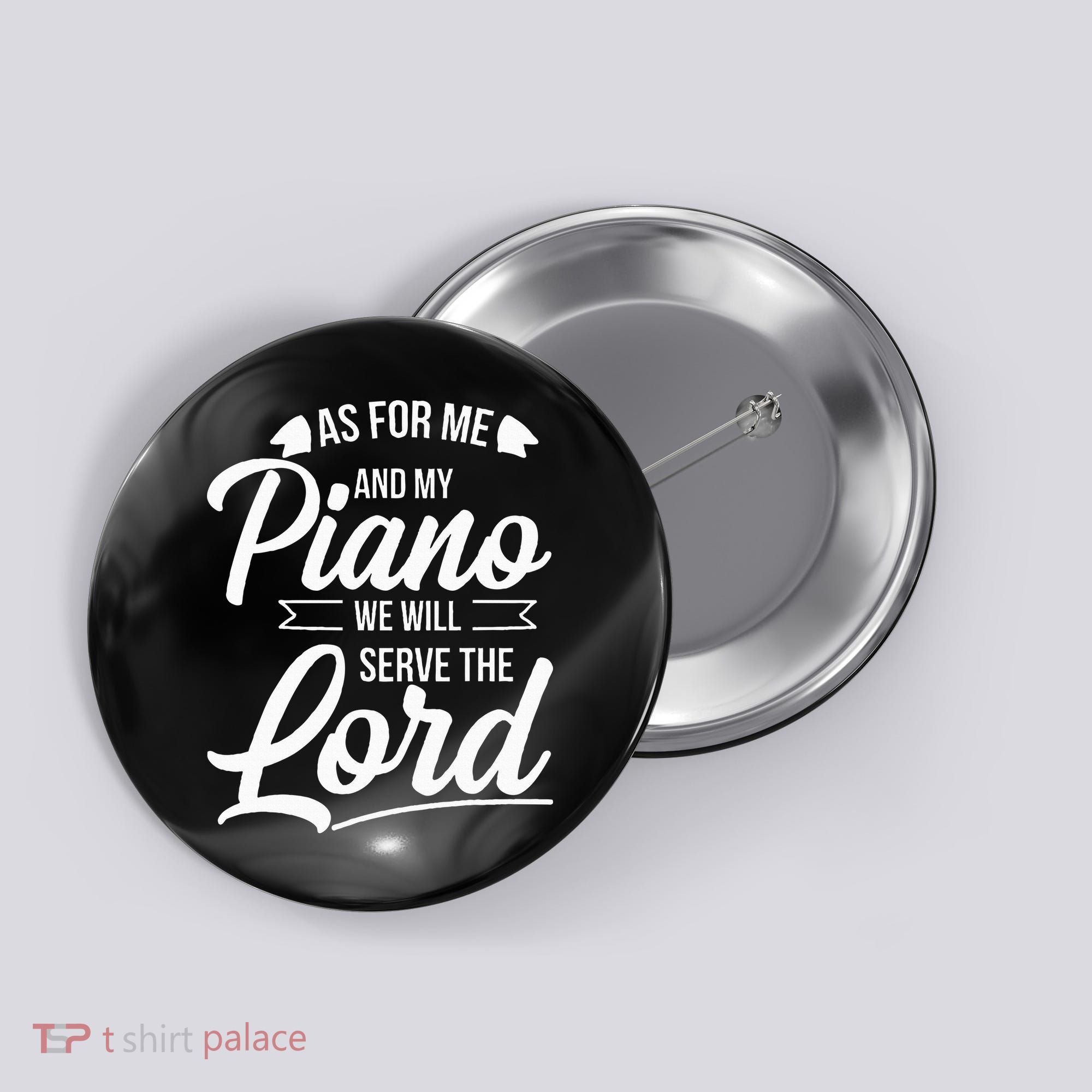 Christian Piano Player Serve The Lord Pianist Button