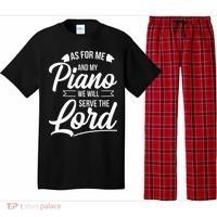 Christian Piano Player Serve The Lord Pianist Pajama Set thumb 0