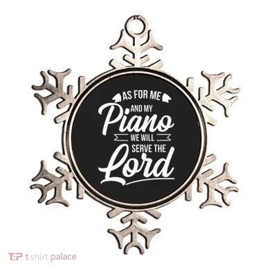 Christian Piano Player Serve The Lord Pianist Ornament