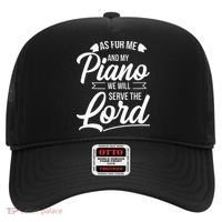 Christian Piano Player Serve The Lord Pianist Hat thumb 0