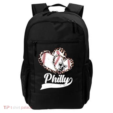 Cute Philly Philadelphia Baseball Hearts Backpack