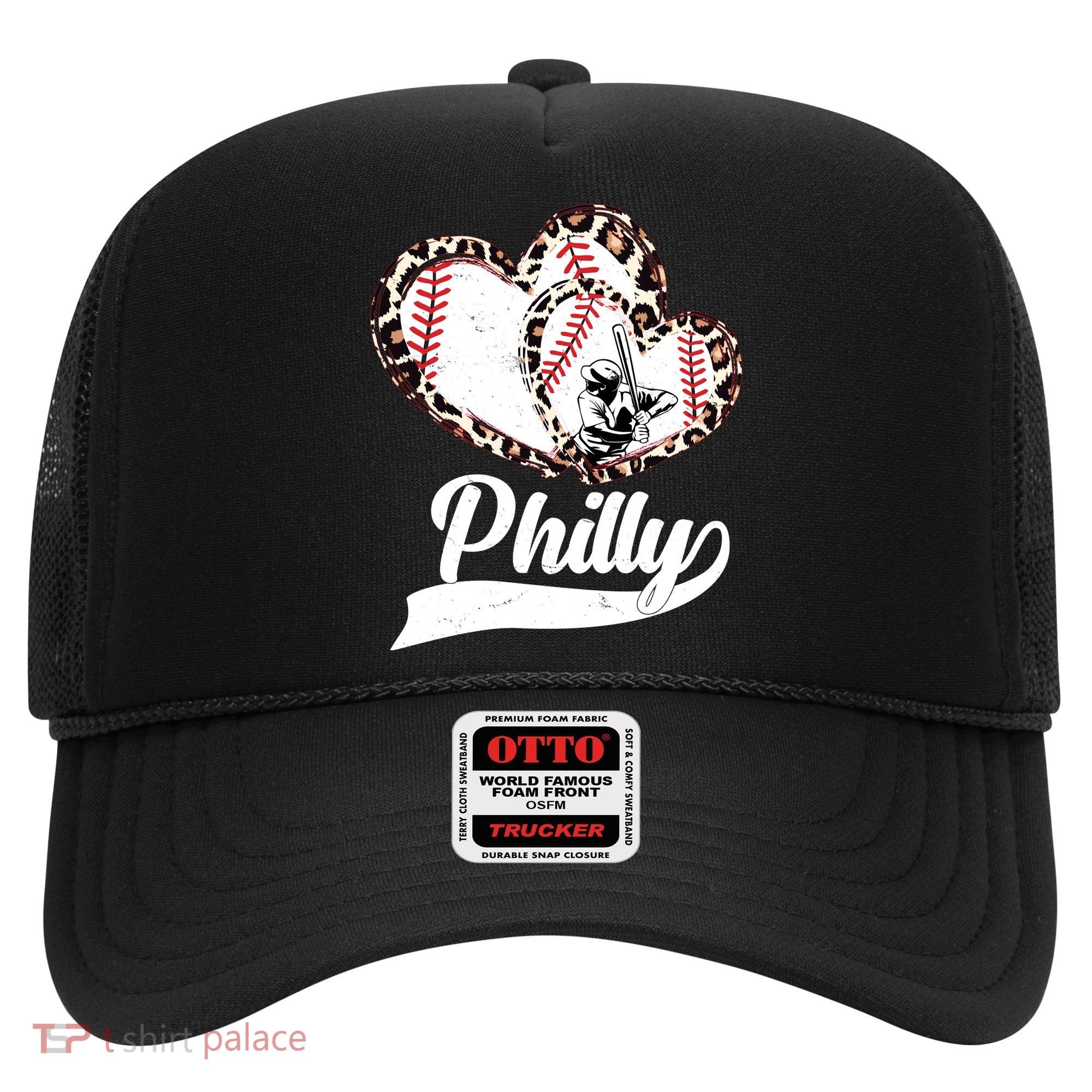 Cute Philly Philadelphia Baseball Hearts Hat