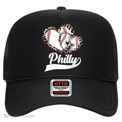 Cute Philly Philadelphia Baseball Hearts Hat