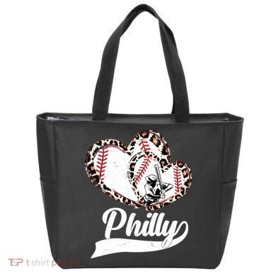 Cute Philly Philadelphia Baseball Hearts Tote Bag