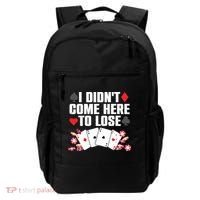 Cool Poker Player Art Casino Lover Gamblers Backpack thumb 0