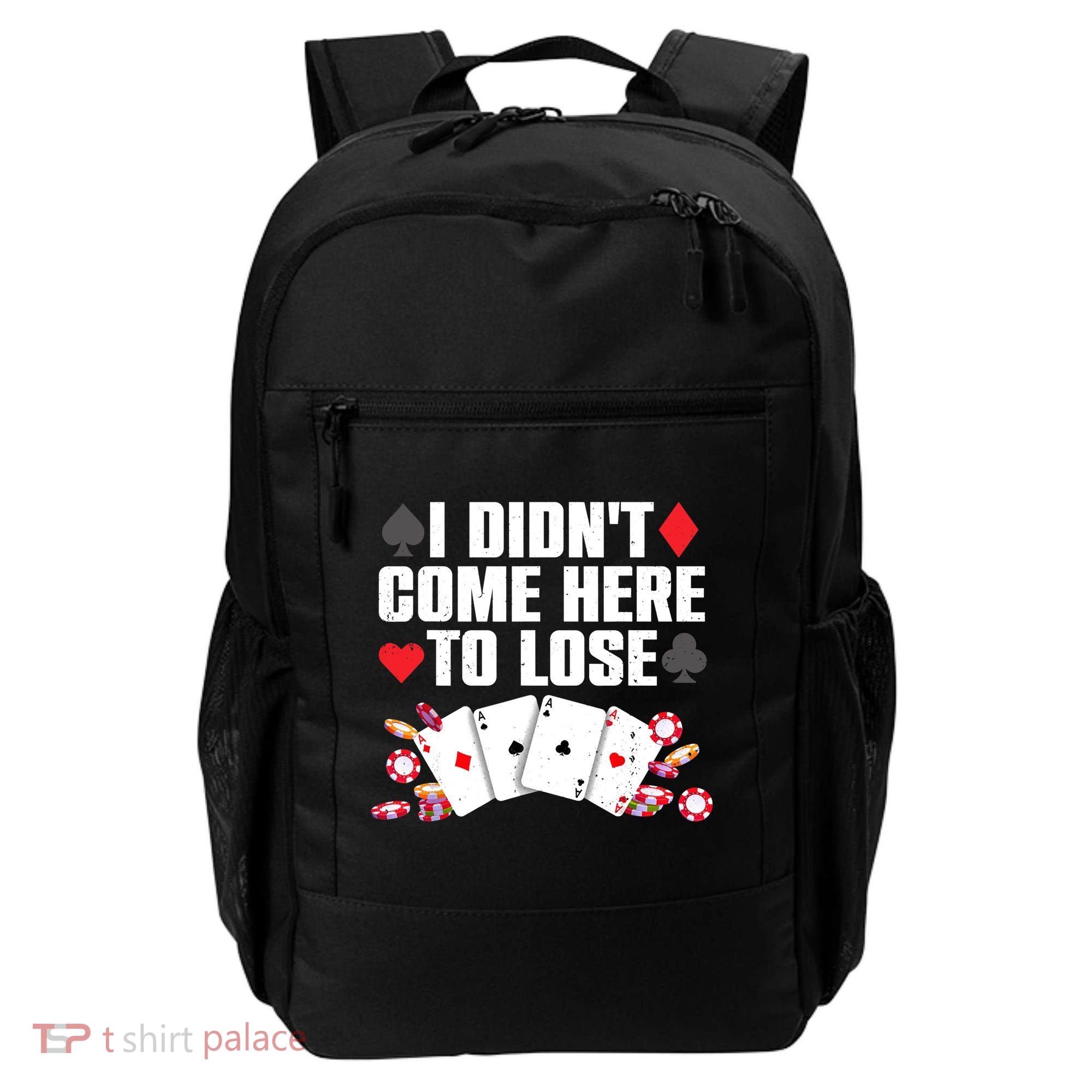 Cool Poker Player Art Casino Lover Gamblers Backpack