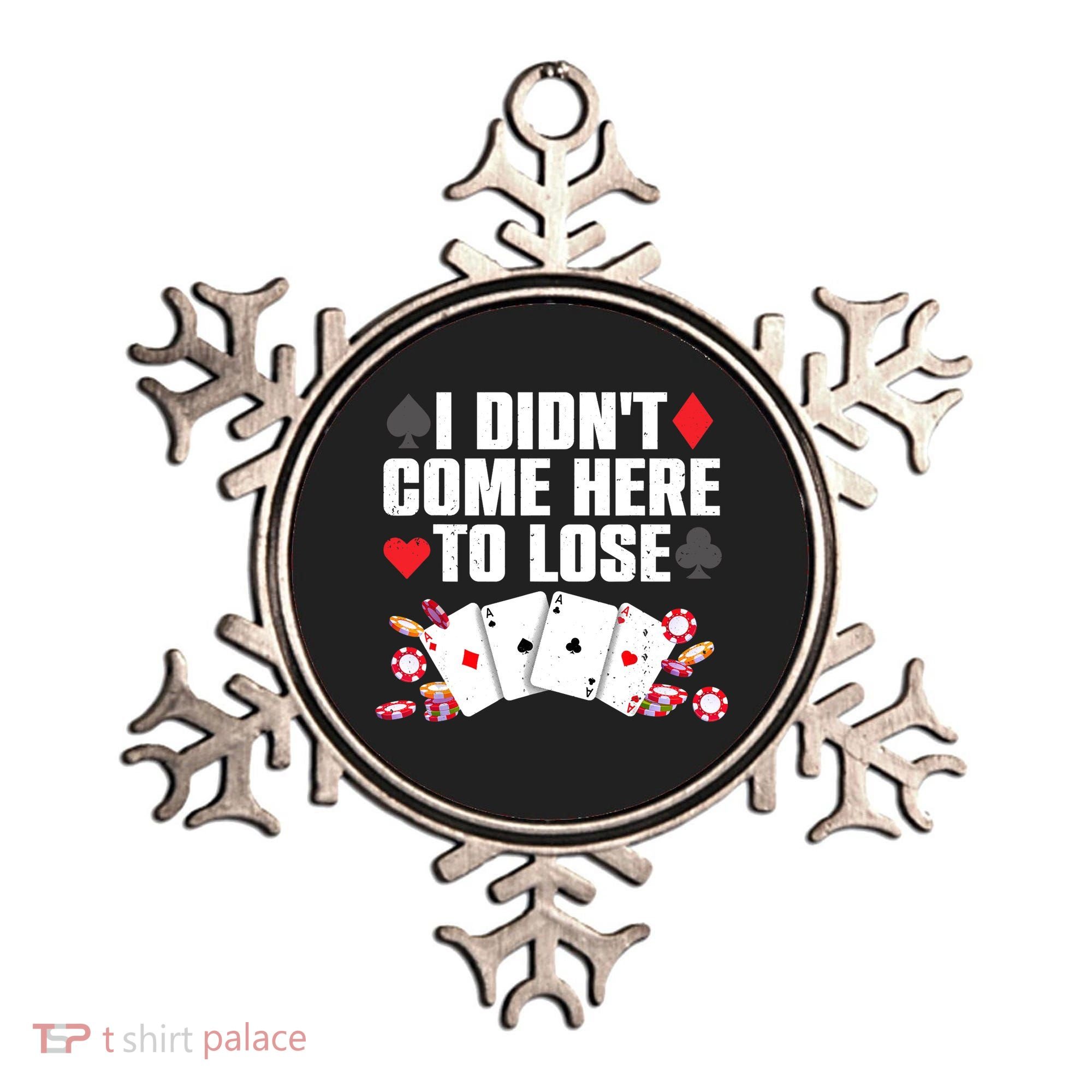 Cool Poker Player Art Casino Lover Gamblers Ornament