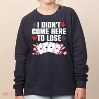 Cool Poker Player Art Casino Lover Gamblers Women's Sweatshirt thumb 0