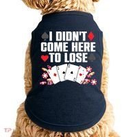 Cool Poker Player Art Casino Lover Gamblers Doggie Tank thumb 0