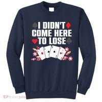 Cool Poker Player Art Casino Lover Gamblers Sweatshirt thumb 0