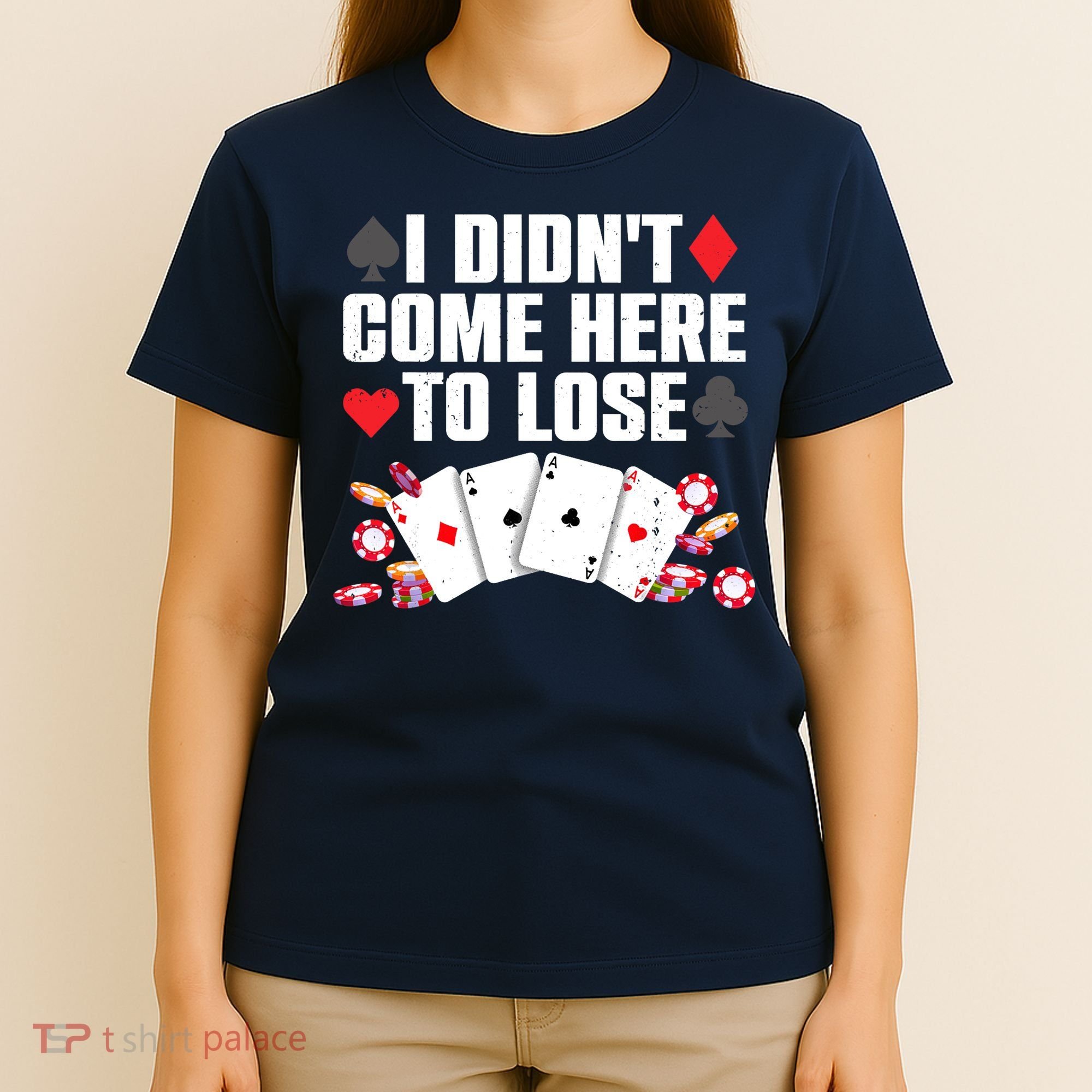Cool Poker Player Art Casino Lover Gamblers T-Shirt
