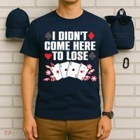 Cool Poker Player Art Casino Lover Gamblers T-Shirt thumb 6