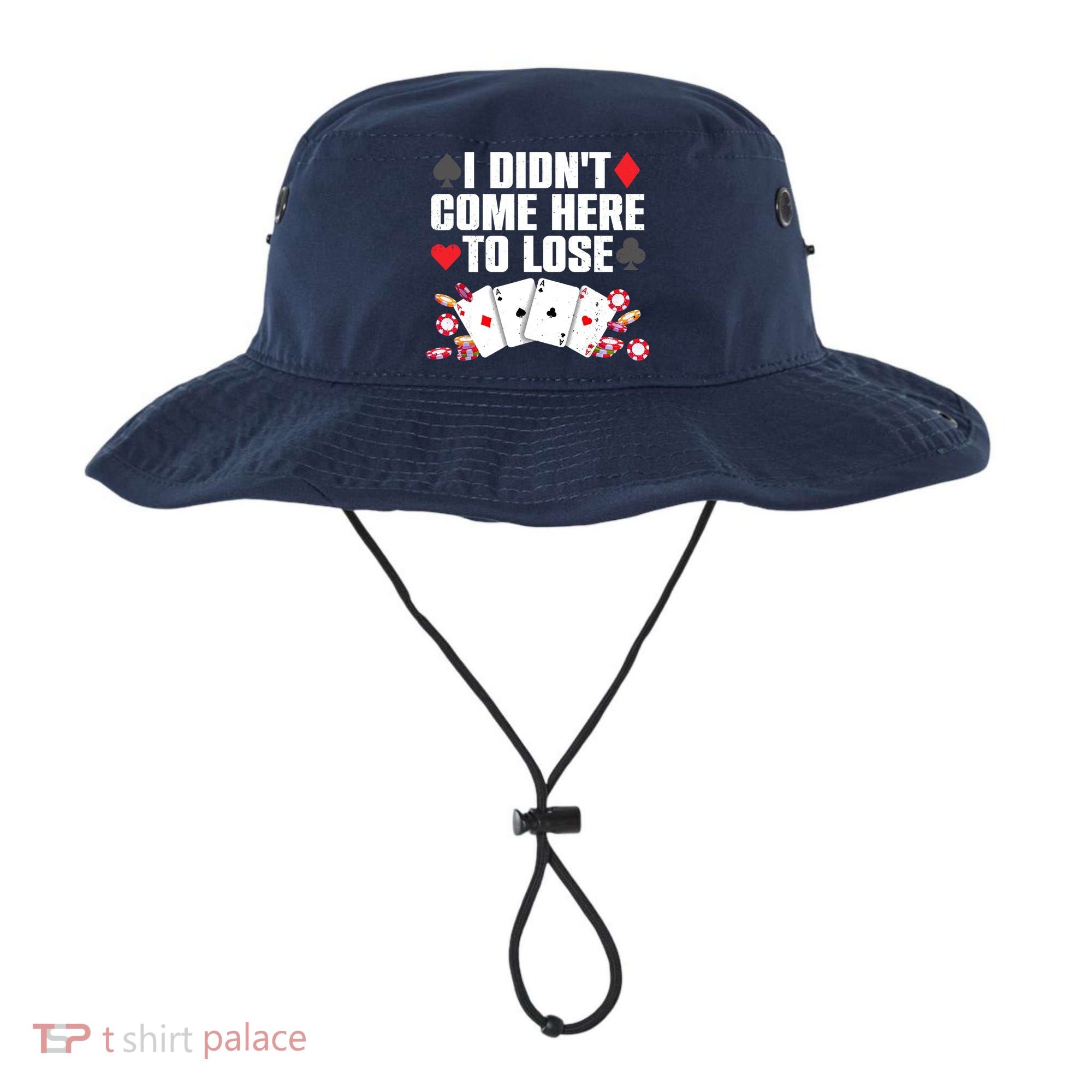 Cool Poker Player Art Casino Lover Gamblers Bucket Hat