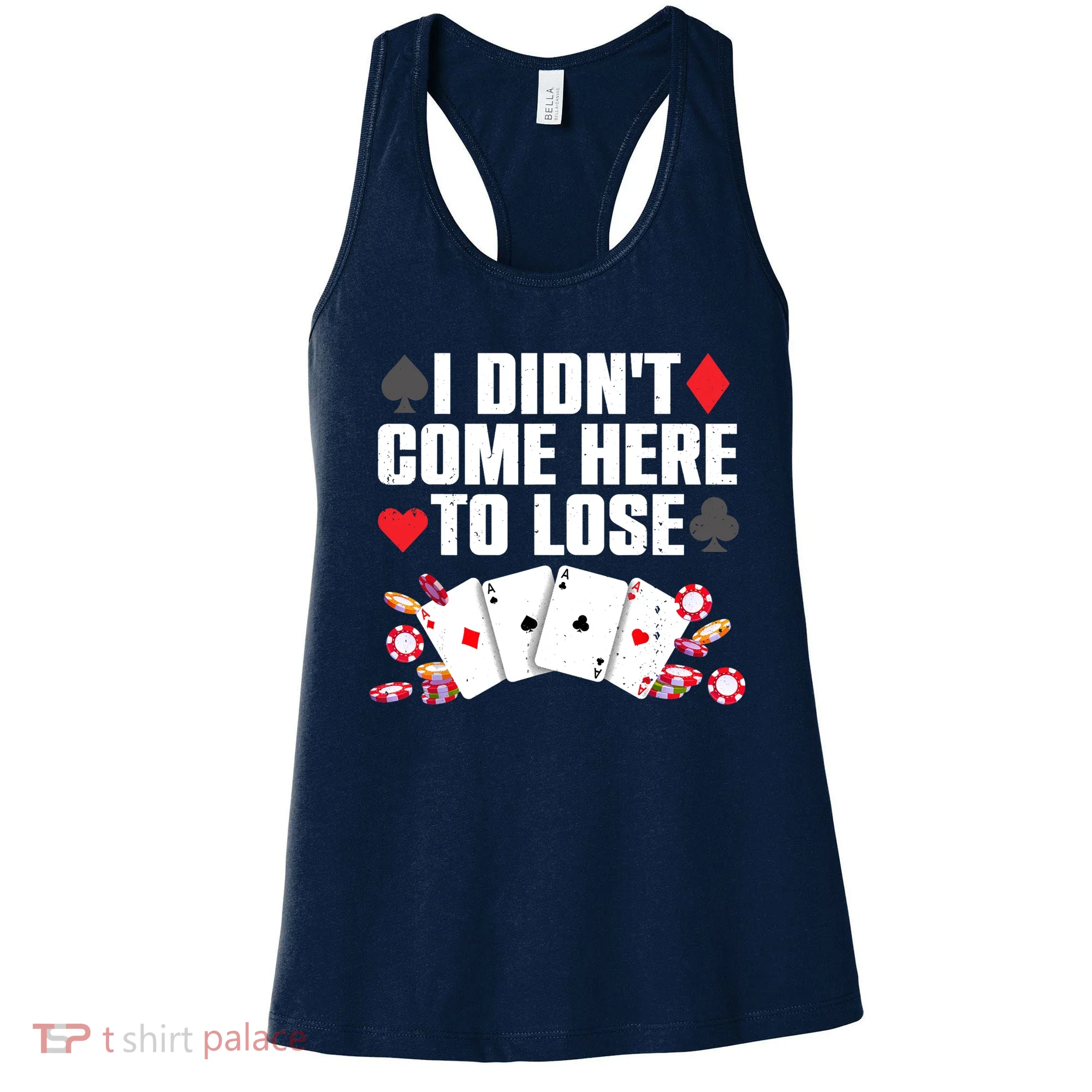 Cool Poker Player Art Casino Lover Gamblers Women's Tank Top