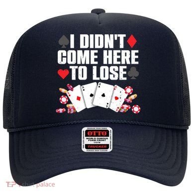 Cool Poker Player Art Casino Lover Gamblers Hat