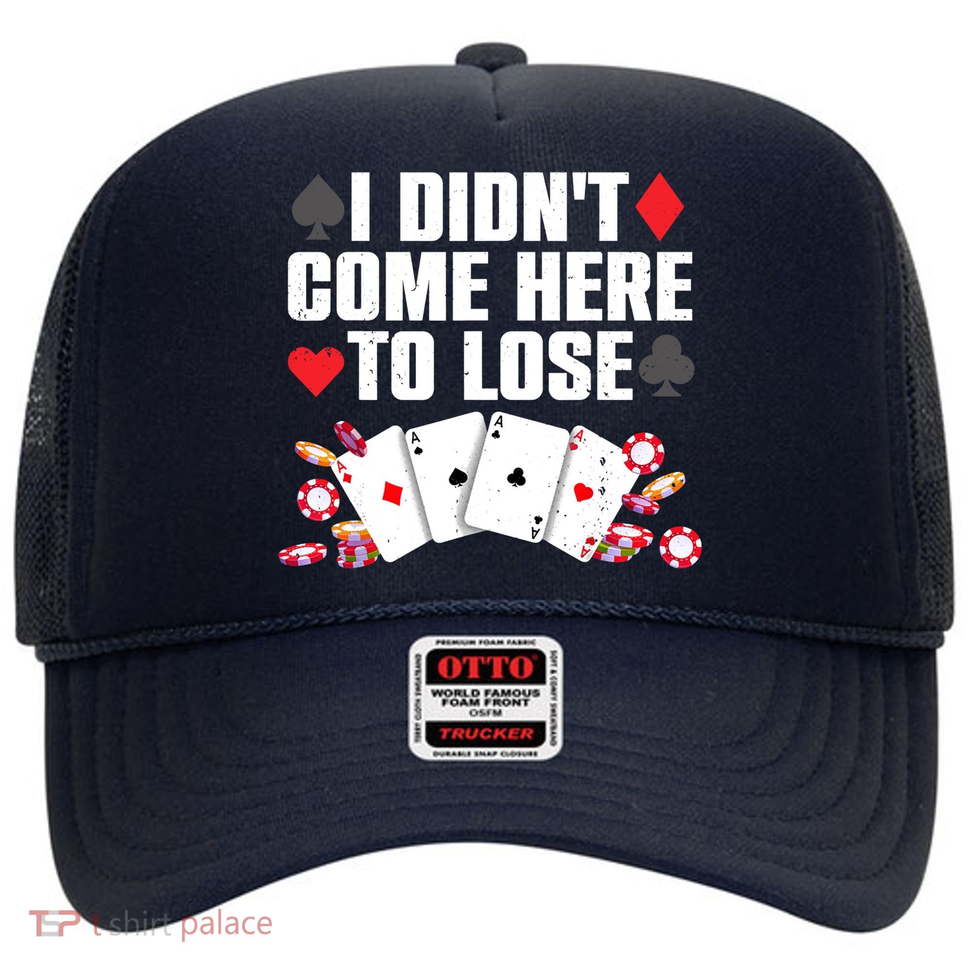 Cool Poker Player Art Casino Lover Gamblers Hat