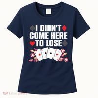 Cool Poker Player Art Casino Lover Gamblers Women's T-Shirt thumb 0