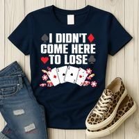 Cool Poker Player Art Casino Lover Gamblers Women's T-Shirt thumb 3