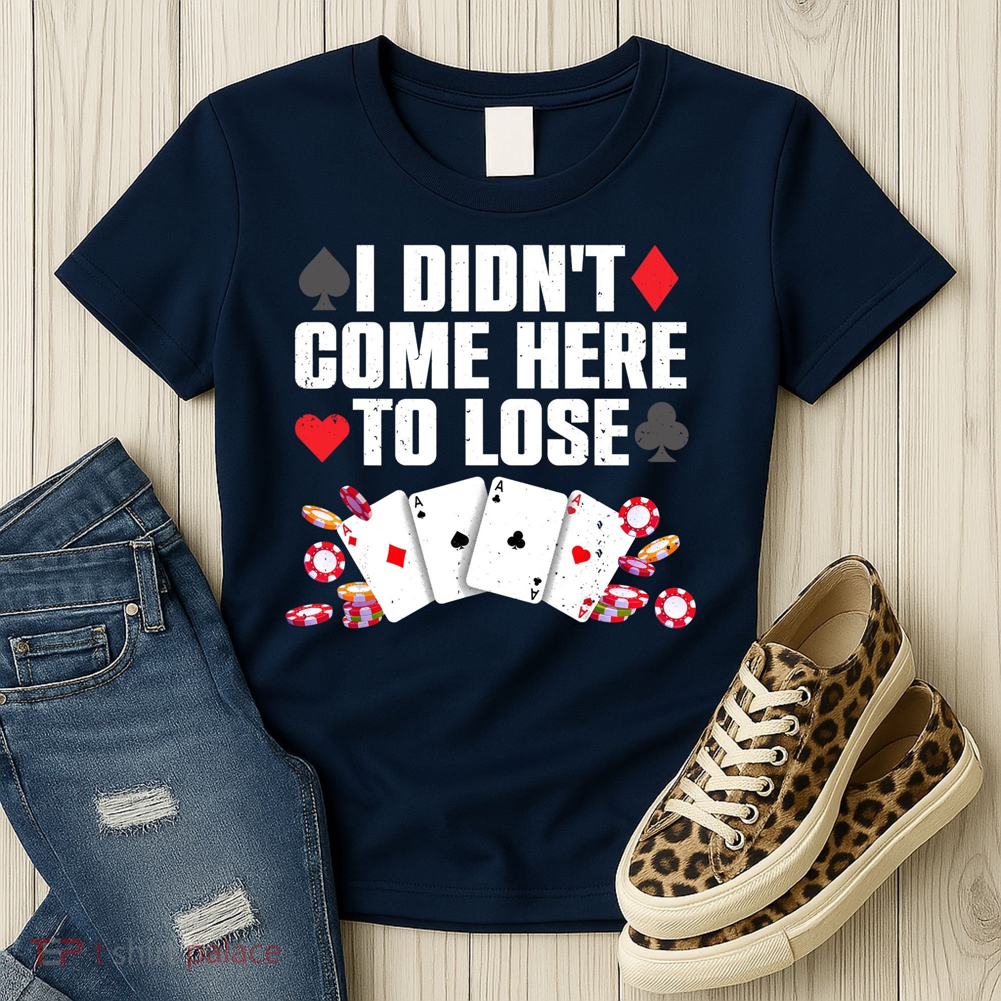 Cool Poker Player Art Casino Lover Gamblers Women's T-Shirt