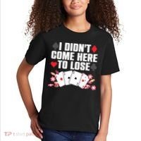 Cool Poker Player Art Casino Lover Gamblers Kids T-Shirt thumb 2