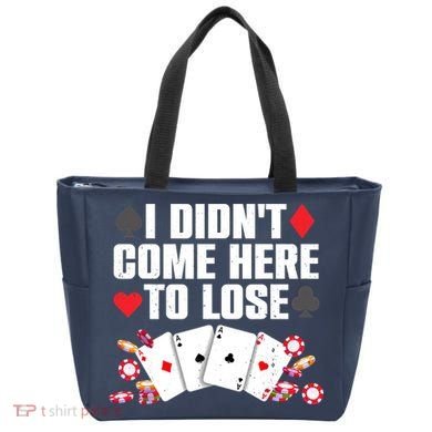Cool Poker Player Art Casino Lover Gamblers Tote Bag