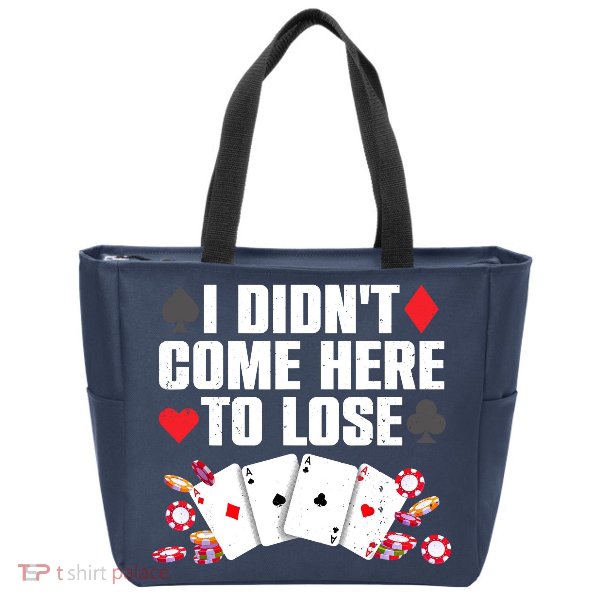 Cool Poker Player Art Casino Lover Gamblers Tote Bag