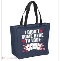 Cool Poker Player Art Casino Lover Gamblers Tote Bag thumb 2