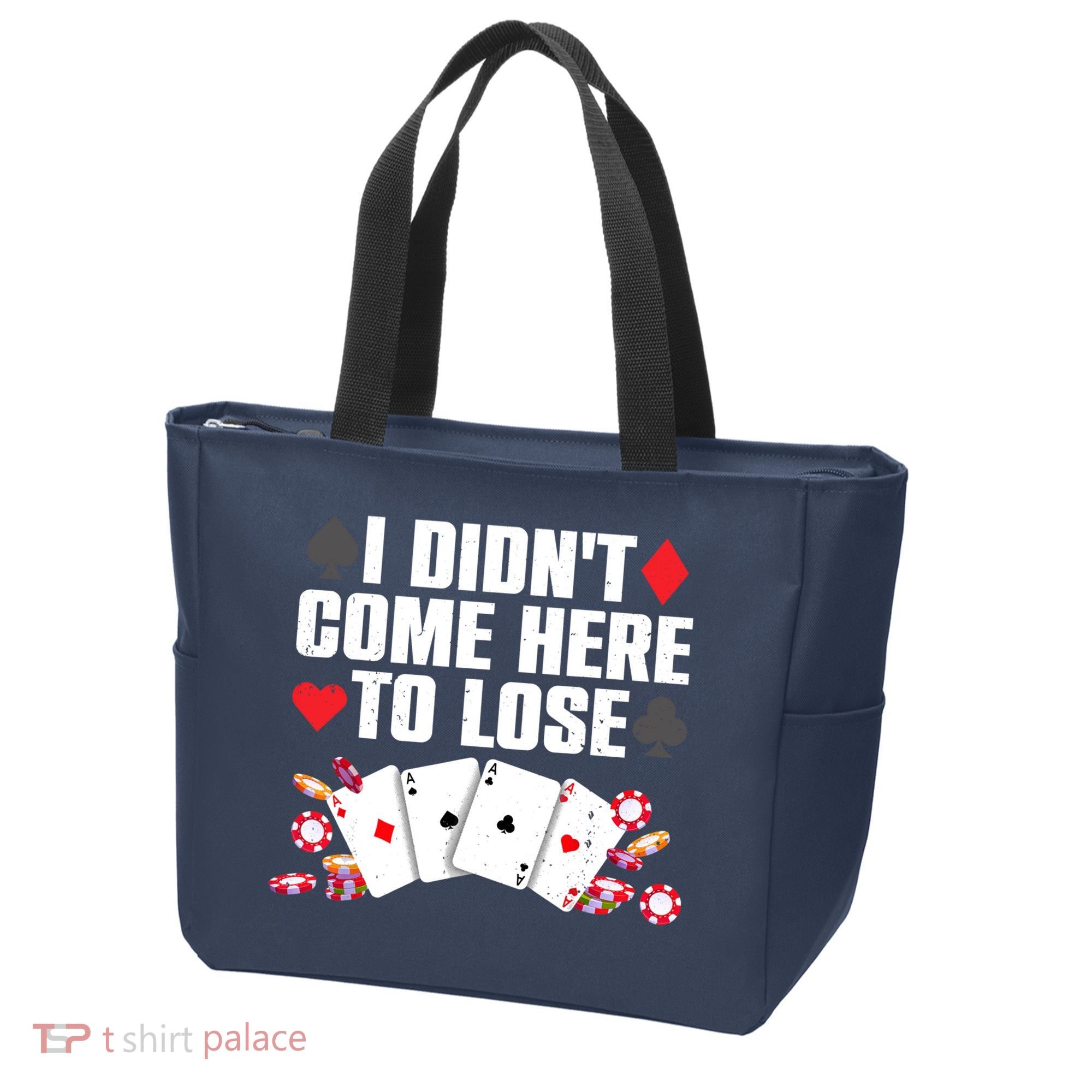Cool Poker Player Art Casino Lover Gamblers Tote Bag