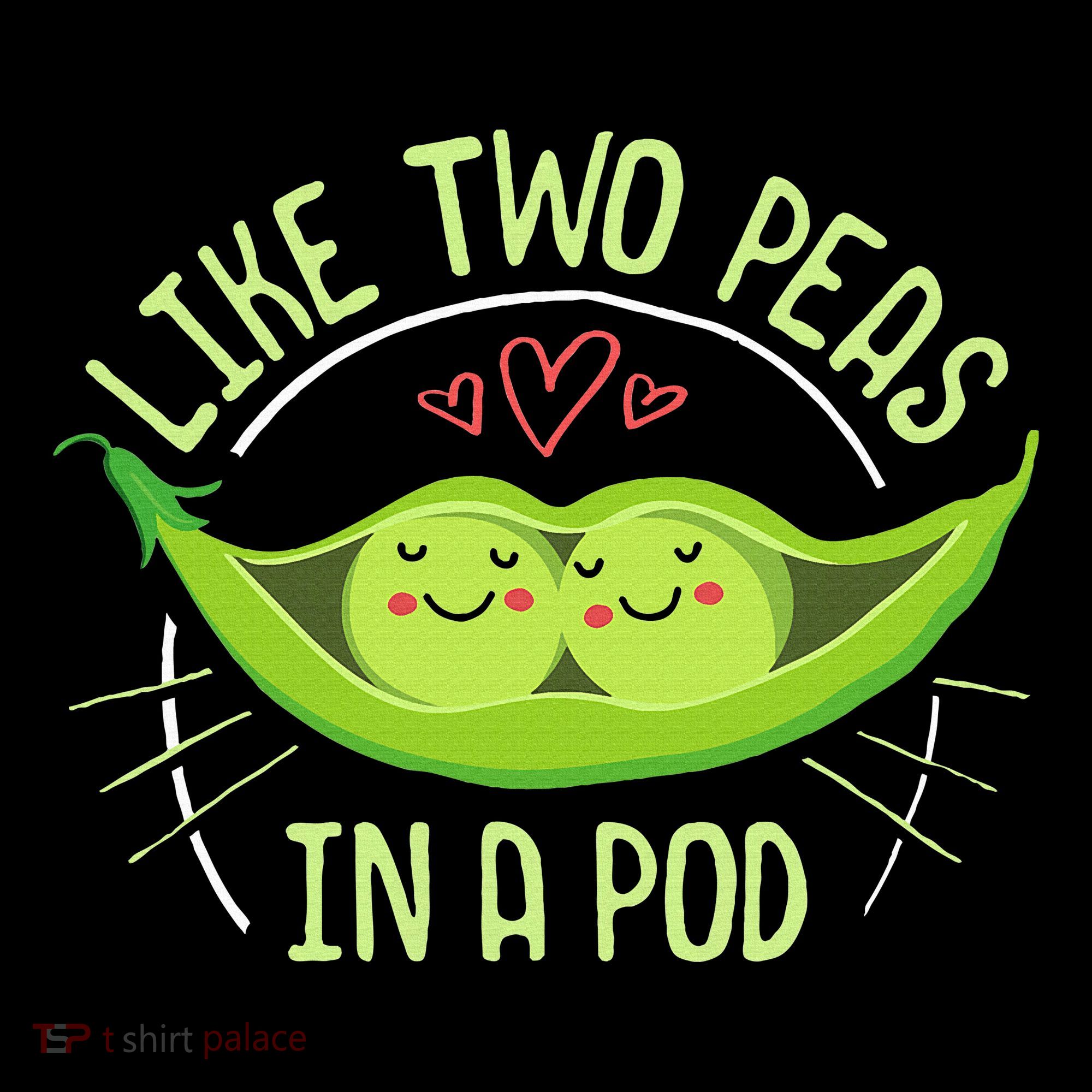 Cute Pea Pod Like Two Peas In A Pod Idiom Long Sleeve Shirt