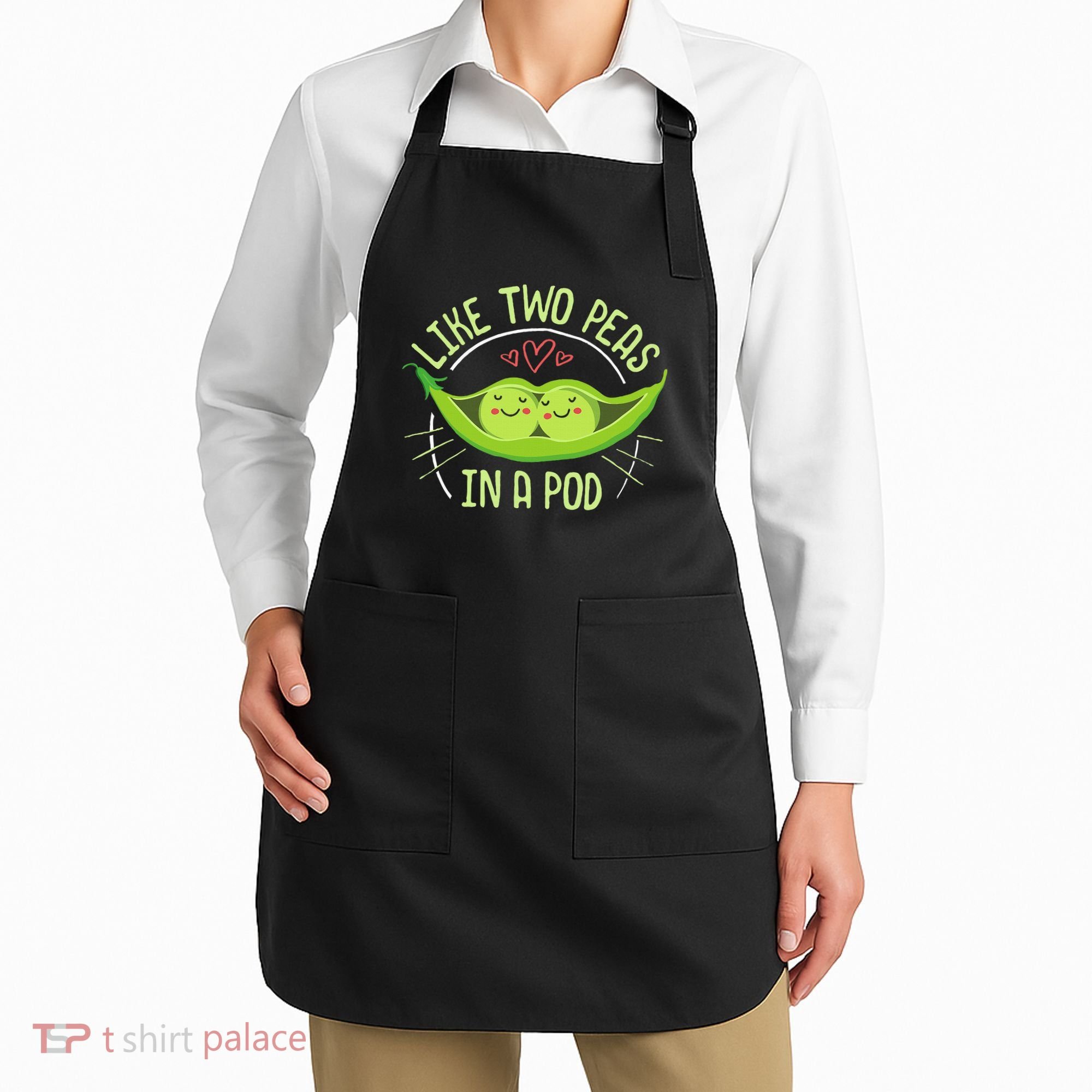 Cute Pea Pod Like Two Peas In A Pod Idiom Apron