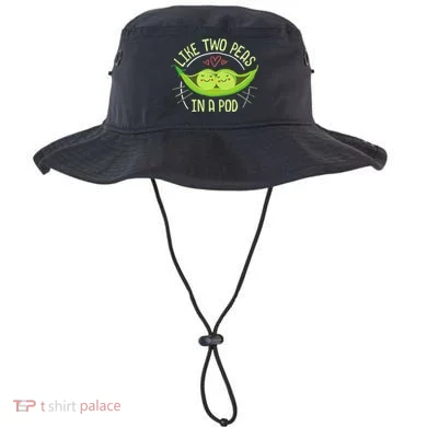 Cute Pea Pod Like Two Peas In A Pod Idiom Bucket Hat