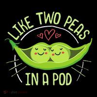 Cute Pea Pod Like Two Peas In A Pod Idiom Pajama Set thumb 2
