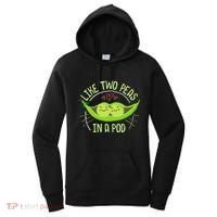 Cute Pea Pod Like Two Peas In A Pod Idiom Women's Hoodie thumb 0