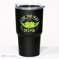 Cute Pea Pod Like Two Peas In A Pod Idiom Tumbler thumb 0