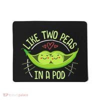 Cute Pea Pod Like Two Peas In A Pod Idiom Mousepad thumb 0