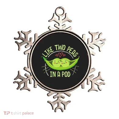 Cute Pea Pod Like Two Peas In A Pod Idiom Ornament