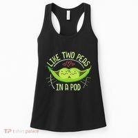 Cute Pea Pod Like Two Peas In A Pod Idiom Women's Tank Top thumb 0
