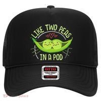 Cute Pea Pod Like Two Peas In A Pod Idiom Hat thumb 0