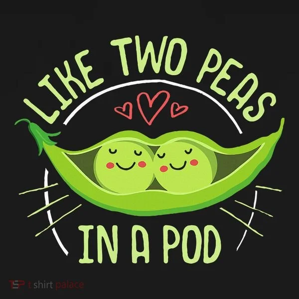Cute Pea Pod Like Two Peas In A Pod Idiom Toddler Hoodie